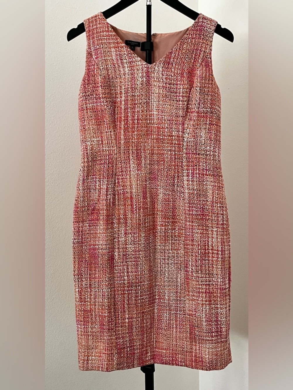 'Jackie O' Vibes 🌸 Talbots Petites Tweed Sheath Dress 🌸 Luxe Summer Chic